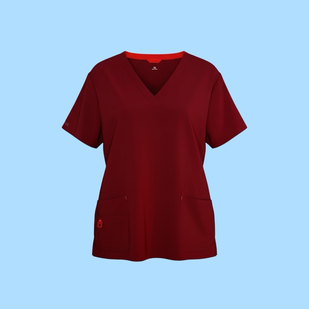 Carhartt Women's V-Neck Scrub Top, Size 3XL
